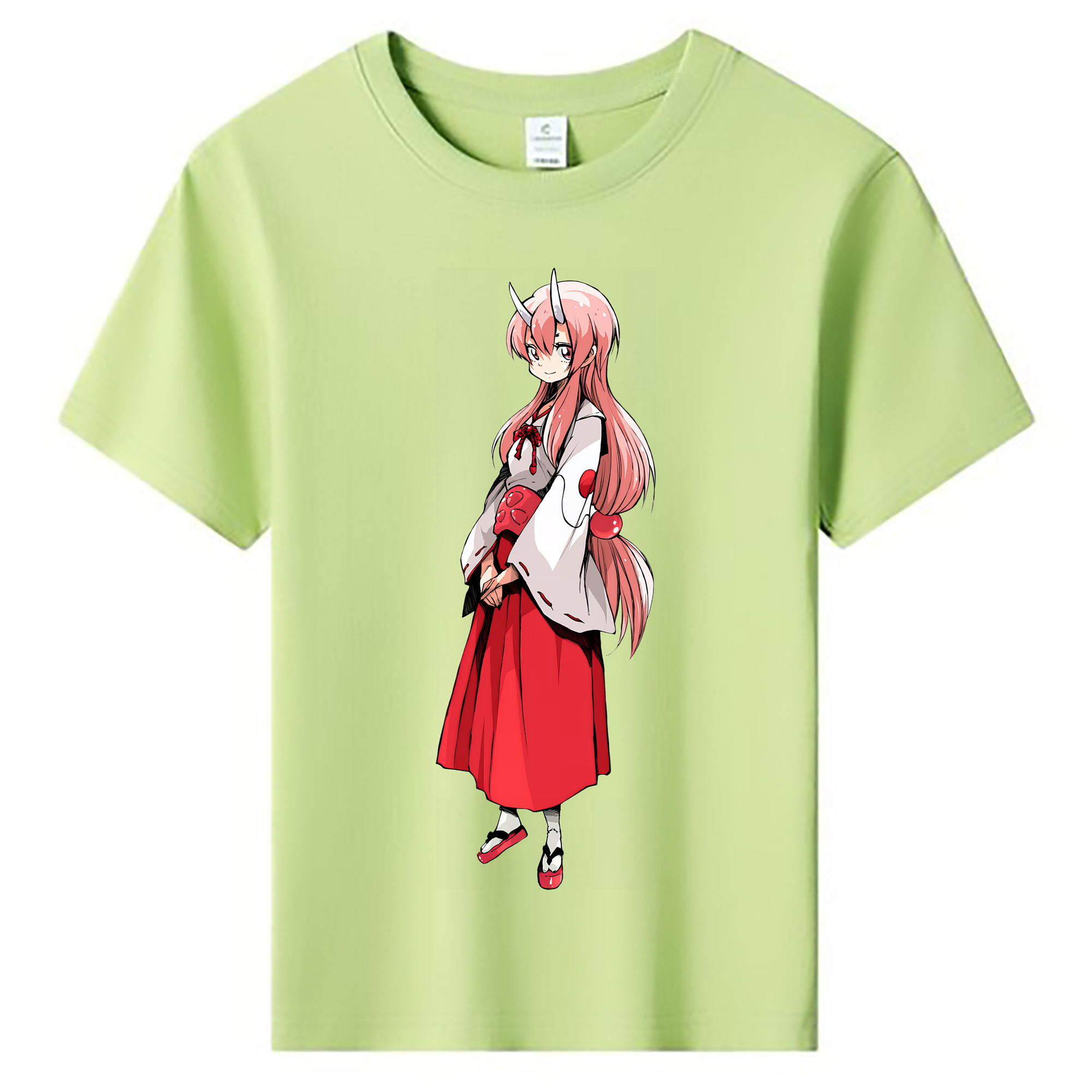 （画像用） 転スラ Regarding Reincarnated to Slime 綿100％キッズTシャツ（フロントプリント）